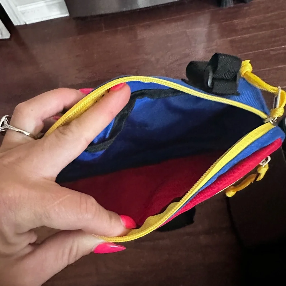 Pen+Gear Bar Bag Pencil Pouch, Red and Blue Color, Multi-Purpose Pouch